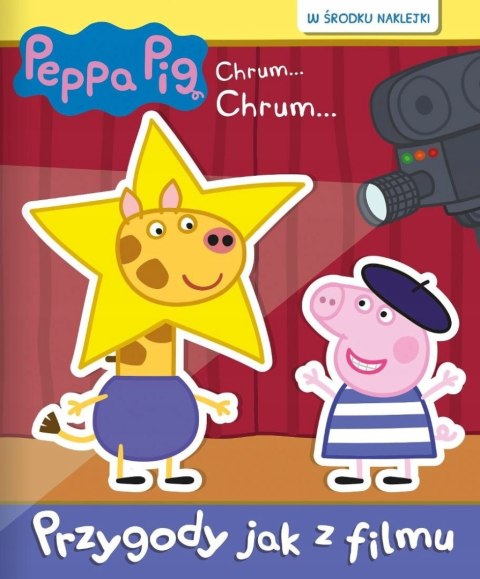 Świnka Peppa Przygody Jak z Filmu Naklejki Chrum