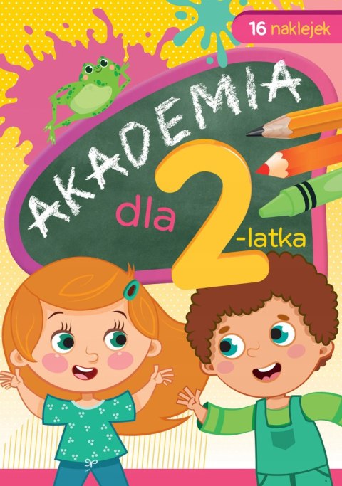 Akademia dla 2-latka Zagadki + 16 Naklejek 3+