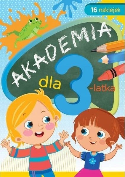 Akademia dla 3-latka Zagadki + 16 Naklejek 3+