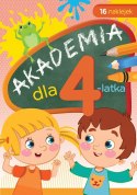 Akademia dla 4-latka Zagadki + 16 Naklejek