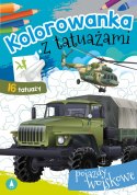 Kolorowanka z tatuażami Pojazdy wojskowe 16 Tatuaż