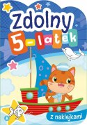 Zdolny 5-latek z naklejkami Ćwiczenia Zagadki 5+