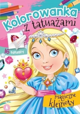 Kolorowanka z tatuażami Magiczne Klejnoty