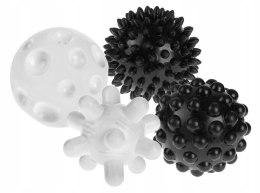 Piłki Sensoryczne Czarno-Białe 4 szt Piłeczki