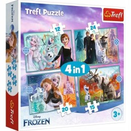 Puzzle 4w1 Kraina Lodu Frozen II 34381 Trefl 3+