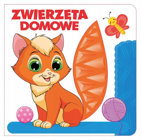 Książeczka Sensoryczna Zwierzęta Domowe Dotykowa