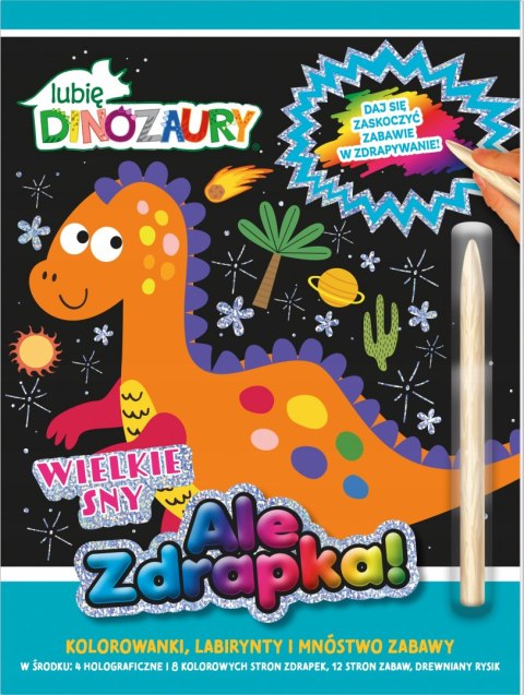 Dinozaury Ale Zdrapka Zdrapywanka wydrapywanka