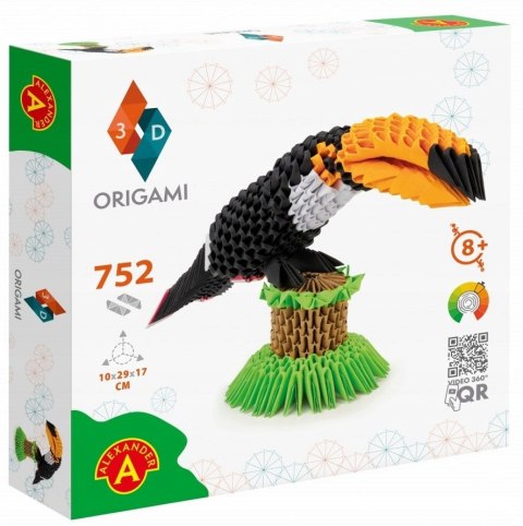 Origami 3D Tukan Alexander 8+ Zestaw kreatywny