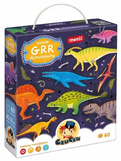 Puzzle Grr Dinozaury CzuCzu 60 elementów 4+