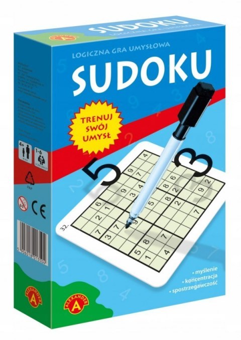 Gra Edukacyjna Sudoku Mini Alexander Łamigłówka