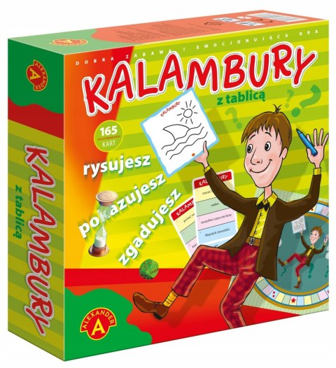 Kalambury z Tablicą Alexander 165 Kart Rodzinna