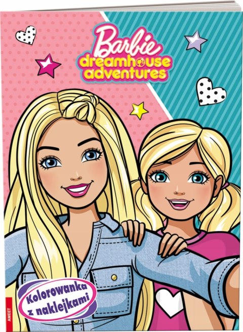 Barbie Dreamhouse Adventures Kolorowanka Naklejki