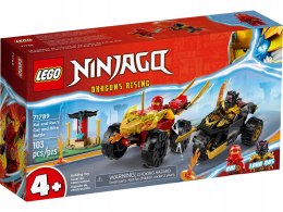 LEGO Ninjago 71789 Kai i Ras w pojedynku samochód