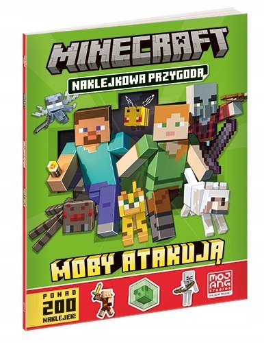 Moby atakują Naklejkowa przygoda Minecraft