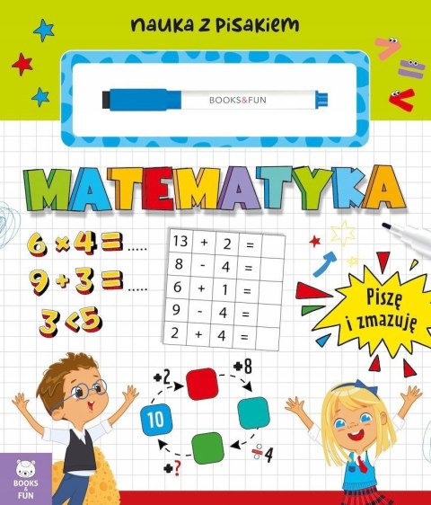 Matematyka Nauka z Pisakiem Piszę i Zmazuję +Pisak