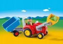 Playmobil 1.2.3 Traktor z przyczepą 6964