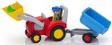 Playmobil 1.2.3 Traktor z przyczepą 6964