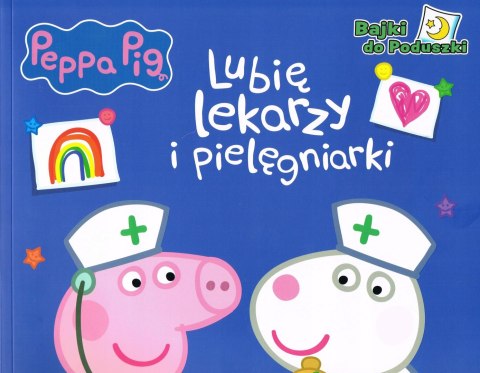 Świnka Peppa Peppa Bajki do poduszki Lubię lekarzy