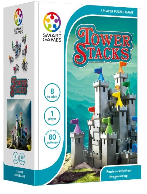 Gra Logiczna Tower Stacks Wieże Smart Games 8+