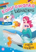 Kolorowanka z Tatuażami Magia Oceanu Tatuaże