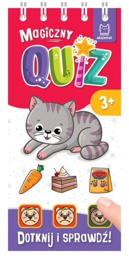 Magiczny quiz z kotkiem Dotknij i sprawdź! 3+