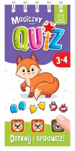 Magiczny quiz z liskiem Dotknij i sprawdź! 3-4+