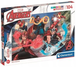 Puzzle brokatowe 104 Marvel Avengers 20347 Clement