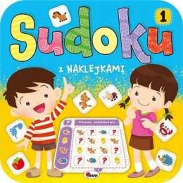 Sudoku z naklejkami 1 Obrazkowe Sudoku dla dzieci