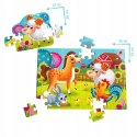 Maxi puzzle 2 w 1 Farma Wieś Roter Kafer