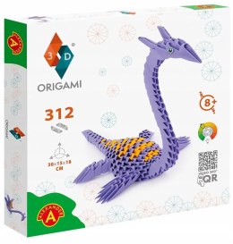 Origami 3D Plezjozaur Alexander 8+ Dinozaur