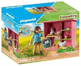 Playmobil 71308 Kury z pisklętami Farma Wieś