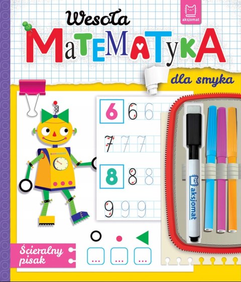 Wesoła matematyka dla smyka Ścieralny pisak