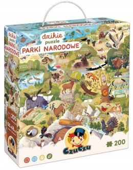 CzuCzu Dzikie Puzzle Parki Narodowe 200 element 6+