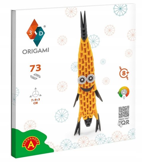 Origami 3D Banan Alexander Papier Składanie 8+