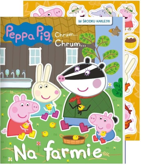 Świnka Peppa Pig Chrum Chrum Na Farmie Naklejki