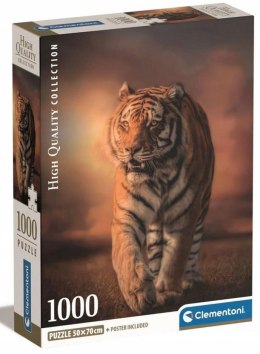 39773 Puzzle 1000 elementów Tygrys Compact Clementoni