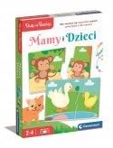 Clementoni 50763 Mamy i Dzieci Gra Edukacyjna 2+ Puzzle Uczę się Bawiąc