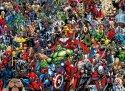 Puzzle 1000 elementów 39709 Compact Impossible Marvel Clementoni Avengers