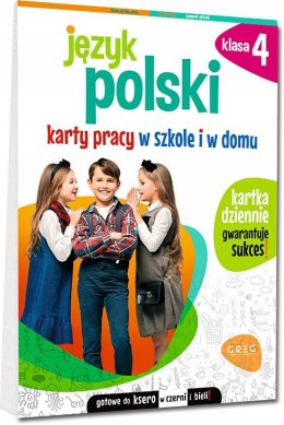 Język polski Karty pracy w szkole i w domu klasa 4