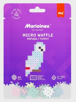 Micro Waffle Mini Wafle Papuga 80 elementów Marioinex