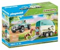 Playmobil 70511 Samochód z przyczepą dla kucyka 4+