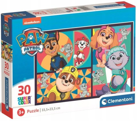 Puzzle 20275 30 elementów Psi Patrol Clementoni Super Kolor 3+