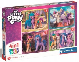 Puzzle 21519 4w1 My Little Pony Clementoni 72 elementów Super Kolor 3+
