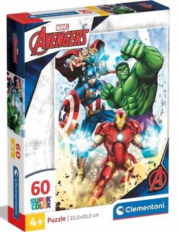 Puzzle 60 elementów Marvel Avengers 26193 Clementoni Super Kolor 4+