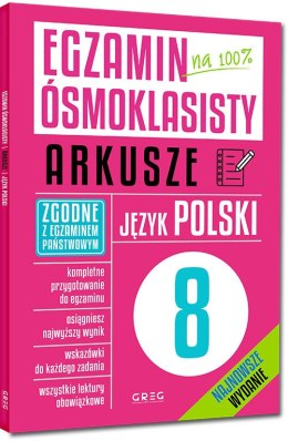 Egzamin Ósmoklasisty Arkusze Język Polski 2024 Greg Najnowsze Wydanie