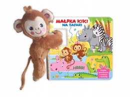 Książka z maskotką Małpka Kiki na safari