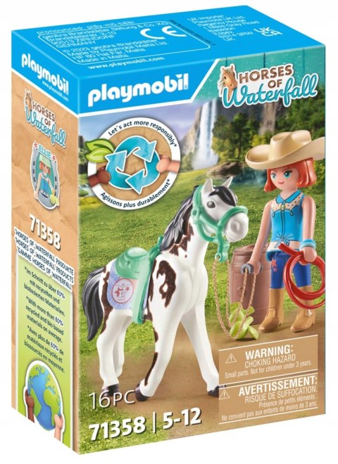 Playmobil 71358 Ellie i Sawdust ćwiczące western riding Horses of Waterfall