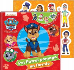 Psi Patrol Opowiadania z naklejkami Naklejki Psi Patrol pomaga na farmie