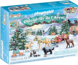 Kalendarz adwentowy Playmobil 71345 Świat koni Świąteczny Kulig