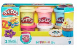 Play-Doh 6-pak Confetti B3423 Hasbro Ciastolina Pastelowe